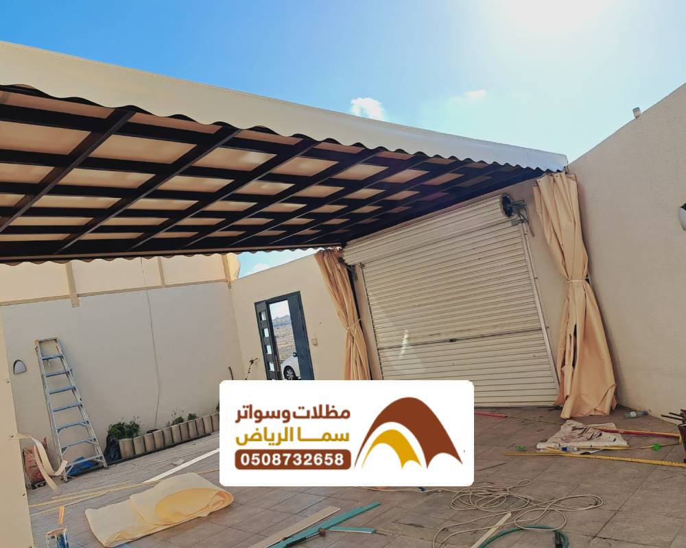 تركيب مظلات البيوت خشبية بالرياض
